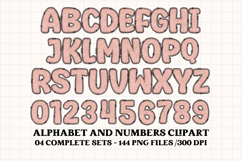 Polka Dot Vintage png Alphabet, polka dot letters doodle Product Image 5