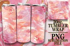 Radiant Floral Tumbler Wrap, Spring Blossom Delight Product Image 1