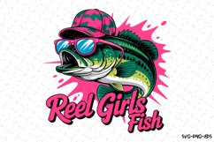 Reel girls fish Svg | Quotes Svg | Svg Cut Files Product Image 1