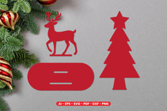 Christmas Scene Stand Laser Cut Product Image 2