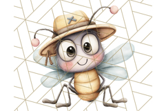 Cute Insects Clipart, Cartoon Bugs, Bug PNG Illustrations Product Image 3