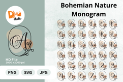 Bohemian Nature Monogram Product Image 1
