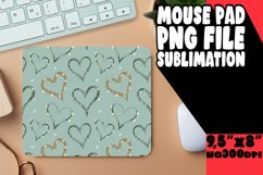 UNIQUE mouse PAD Playful Design, Heart Product Image 1