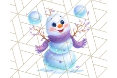 Alien Christmas Clipart, Cute Outer Space Holiday PNG Product Image 3