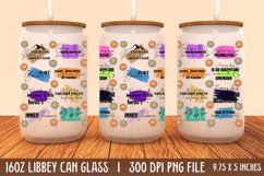 Motivational 16oz Can Glass Wrap, Libbey Can Wrap Product Image 1