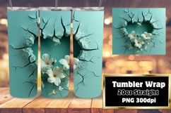 Enchanting Tumbler with 3D Hearts Product Image 1