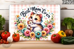 Best mom ever Design , Mom Kitchen Sublimation Product Image 1