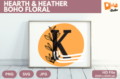 Hearth &amp; Heather Boho Floral Monogram Product Image 1