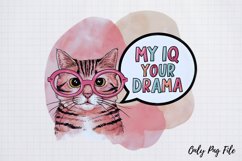 Sarcastic Cat Quotes Sublimation, Sarcastic Quotes Png Product Image 1