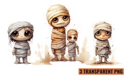 Watercolor Cute Halloween Clipart Sublimation , PNG Product Image 1