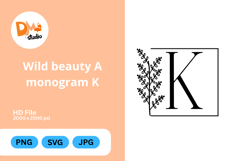 Wild Beauty Monogram Floral Product Image 1