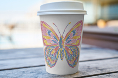 August Butterfly Postmail Clipart Product Image 5