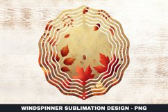 Fall Season Wind Spinner Sublimation Design Product Image 1
