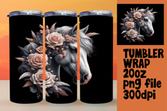 EXCLUSIVE 20oz Tumbler Design , Horse Product Image 1