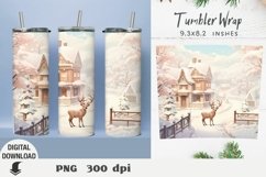 Christmas Tumbler Wrap, Christmas sublimation, Christmas Product Image 1