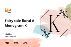 Fairy Tale Floral Monogram Product Image 1