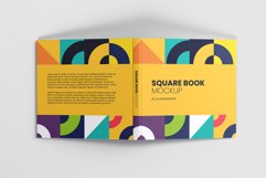Square Book Mockup - 12 views Product Image 17