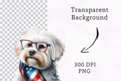 Patriot Dog 4th Of July Png American Product Image 2