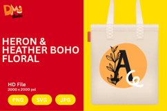 Heron &amp; Heather Boho Floral Monogram Product Image 1