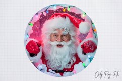 3D Pink Christmas Ornament Break clipart png Product Image 1