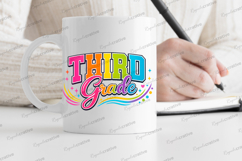 Retro Back to School Grade Bundle, Back to School PNG Product Image 4