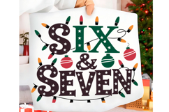 Six Seven 6 7 67 Christmas Png Bundle Product Image 7