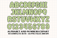 ST PATRICK Alphabet PNG Clipart, St Patrick letters doodle Product Image 3