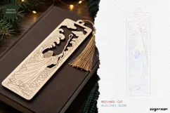 Wooden Jesus Bookmark Laser Cut | Glowforge | SVG Product Image 2