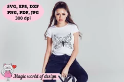 Butterfly SVG vinyl transfer for Products and Crafts Product Image 2