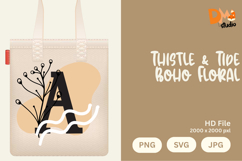 Thistle &amp; Tide Boho Floral Monogram Product Image 1