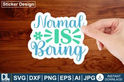 Motivational sticker design, Inspirational sticker design Product Image 1