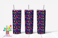 Merry Christmas Skinny tumbler Sublimation #11 Product Image 1