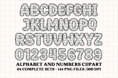 Baby Boy Alphabet PNG Clip Art, baby boy letters doodle Product Image 5
