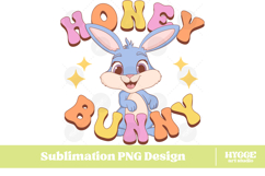 Easter Bunny Sublimation PNG Chick Farm Hip Hop Spring Joy Product Image 1