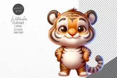 Tiger clipart, Animals clipart, Safari clipart Product Image 1