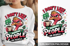 I don&#039;t like Sublimation Design - Funny Skeleton PNG Product Image 1