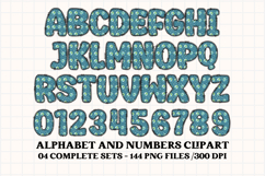 Earth Day Alphabet png clipart, earth day letters doodle Product Image 5