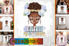 Unique TSHIRT Gift Ideas PNG, Praying Woman Product Image 1