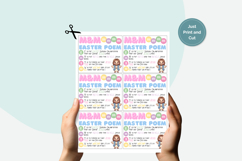 Chocolate Easter Poem Card Product Image 2