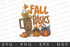 Fall Basics Clipart Sublimation PNG | Fall Png Product Image 1