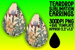 Stylish Vintage Pattern Earring PNG Product Image 1