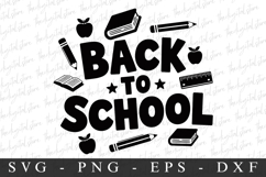 Back To School SVG | SVG Cut files | Cricut Product Image 1