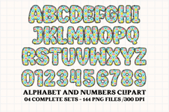 Video game Alphabet, video game letters doodle clipart Product Image 5