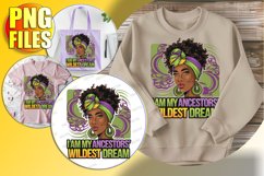 LUMINOUS TSHIRT Art Ideas, Afro Woman Product Image 1