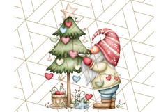 Scandinavian Christmas Gnomes Clipart PNG, Cute Gnome Png Product Image 3