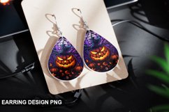 Stained Glass Halloween Earring Design Product Image 1