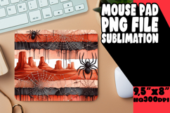 Timeless Mouse Pad Sublimation Style, Halloween Product Image 1