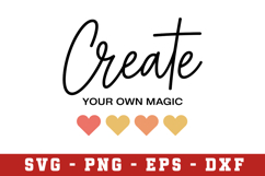 Create your own magic svg| Quotes | SVG Cut files Product Image 1