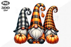 Halloween Gnomes Sublimation - Clipart PNG Design Product Image 1