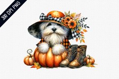 Halloween Dog Sublimation - Clipart PNG Design Product Image 1